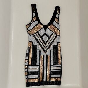 Women's 2B Bebe Sequin Dress Size S